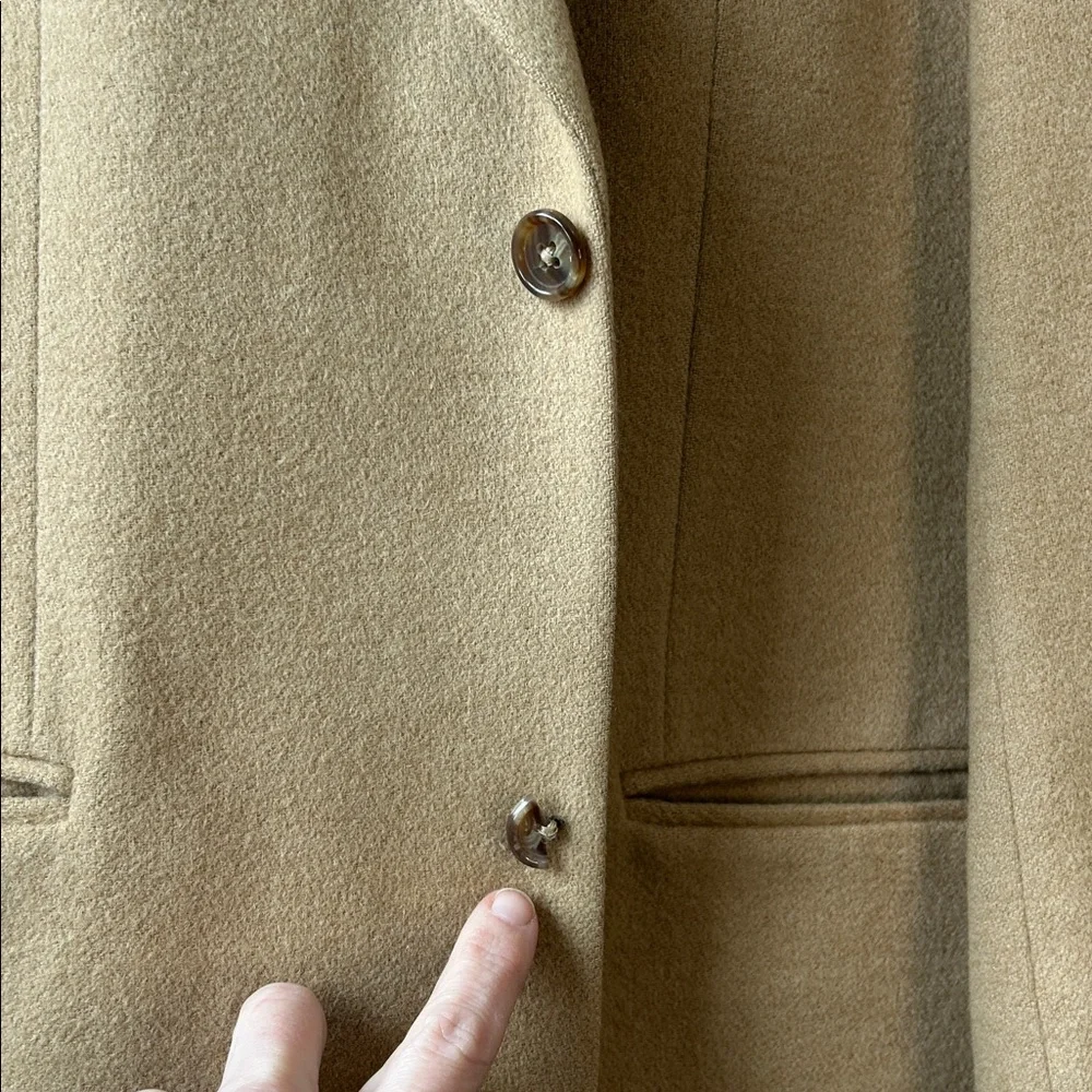 Tailors Row Luxe 100% Camel Hair Blazer | Tan Sport Coat | Mens 40R